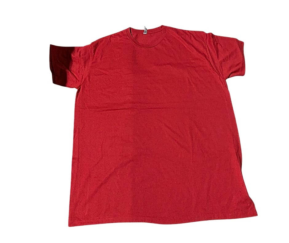 Red Plain T-shirt for Men